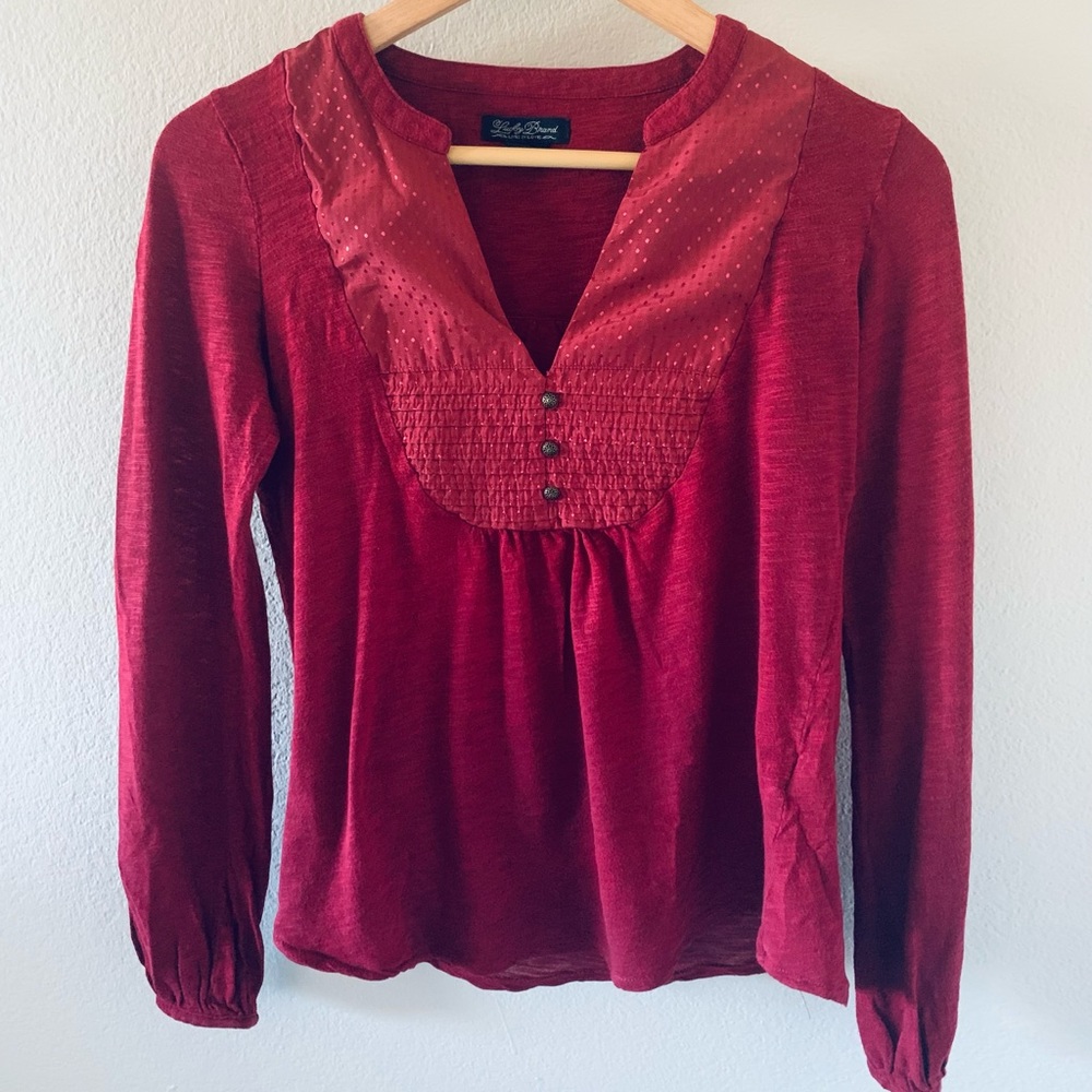 Lucky Brand Long Sleeve Top